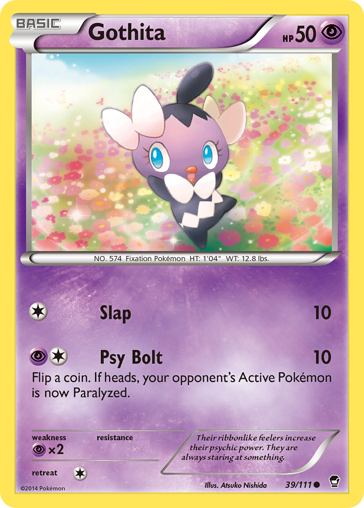 Gothita – Furious Fists 39/111 Pokémon card