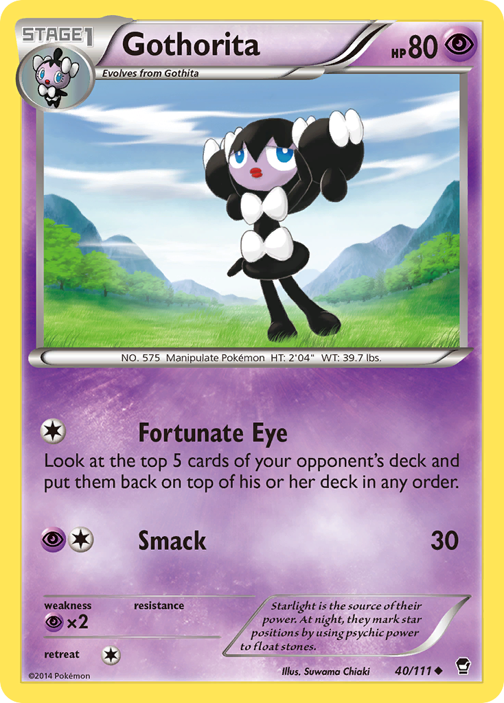 Gothorita – Furious Fists 40/111 Pokémon card