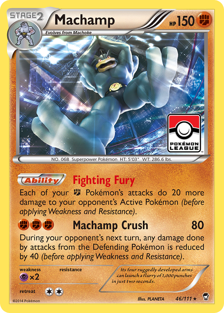 Machamp – Furious Fists 46/111 Pokémon card