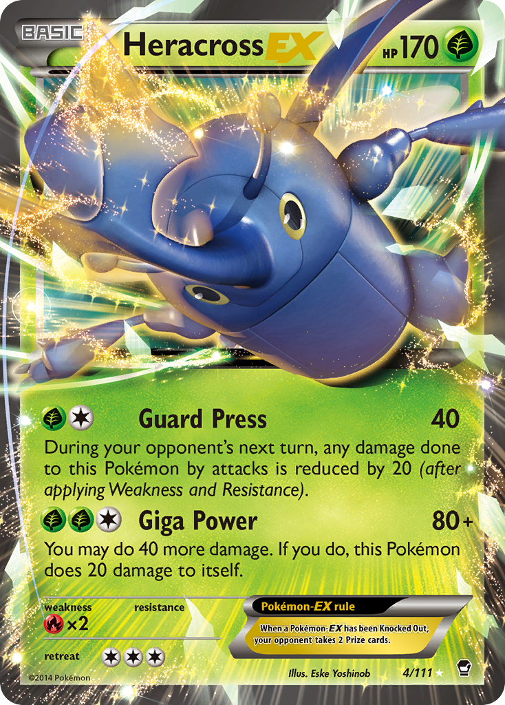 Heracross-EX – Furious Fists 4/111 Pokémon card