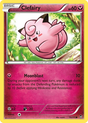 Clefairy - Furious Fists 70