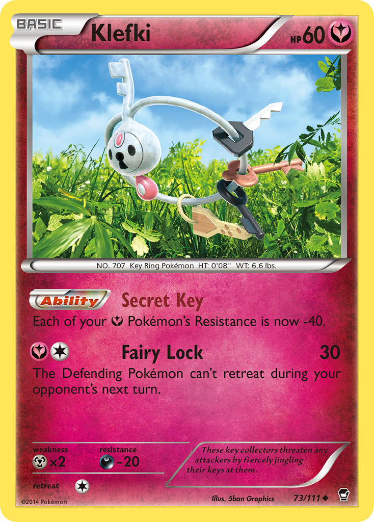 Klefki – Furious Fists 73/111 Pokémon card