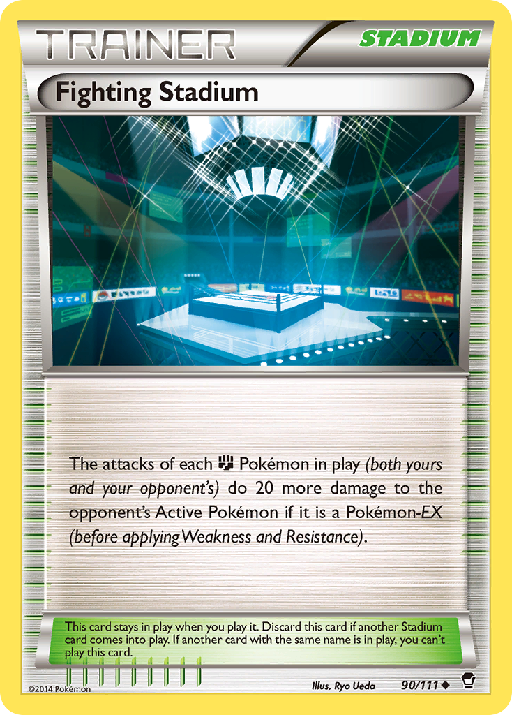 Fighting Stadium – Furious Fists 90/111 Pokémon card