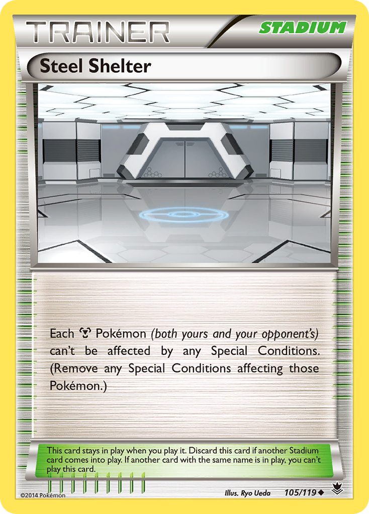Steel Shelter – Phantom Forces 105/119 Pokémon card