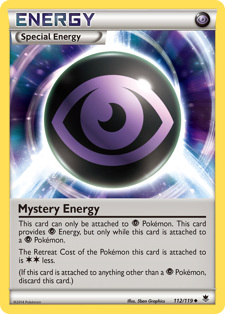 Mystery Energy – Phantom Forces 112/119 Pokémon card