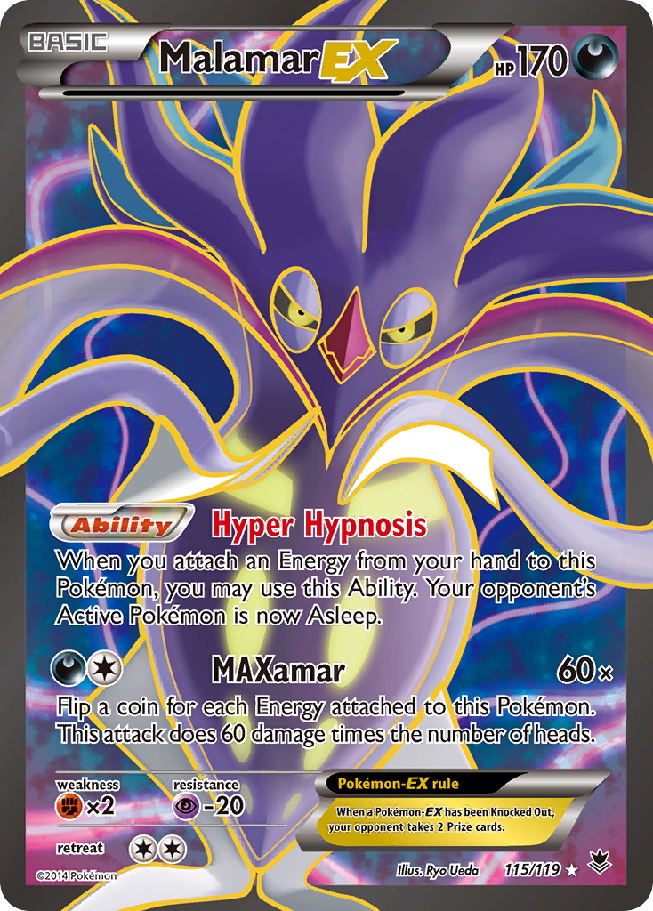 Malamar-EX – Phantom Forces 115/119 Pokémon card