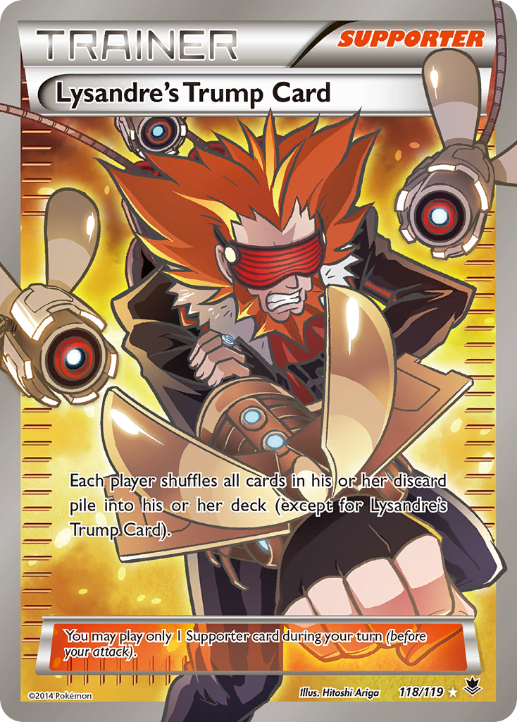 Lysandre's Trump Card – Phantom Forces 118/119 Pokémon card