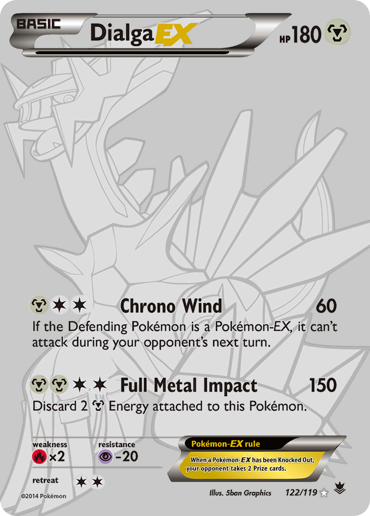 Dialga-EX – Phantom Forces 122/119 Pokémon card