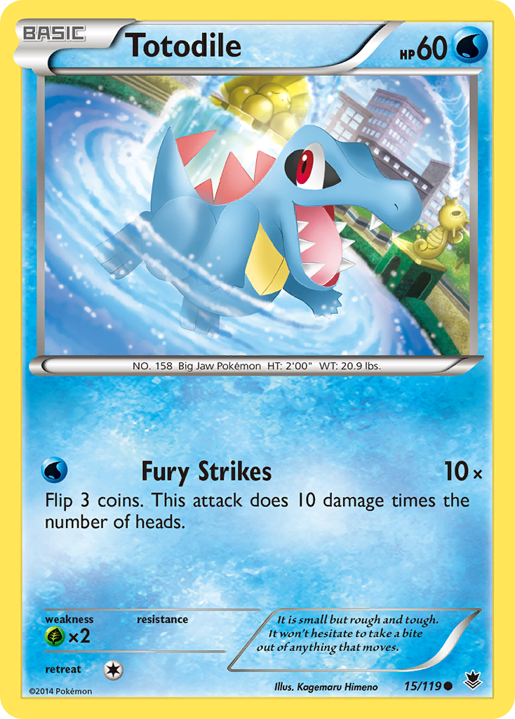 Totodile – Phantom Forces 15/119 Pokémon card