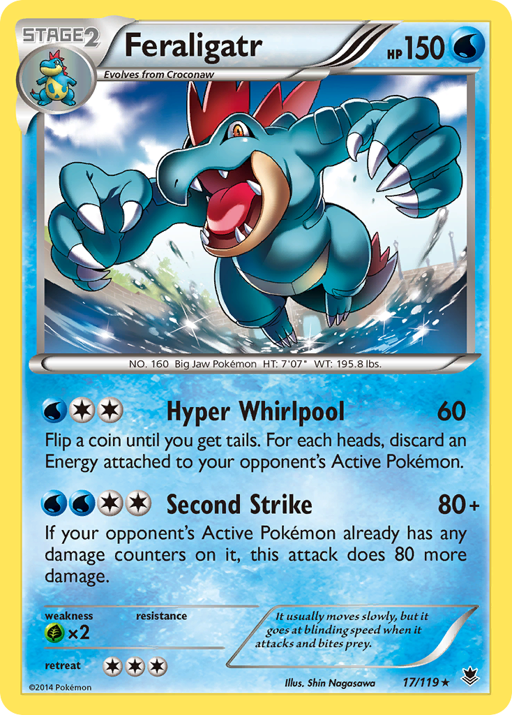 Feraligatr – Phantom Forces 17/119 Pokémon card