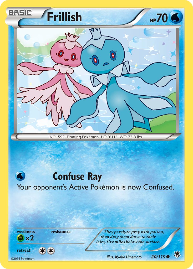 Frillish – Phantom Forces 20/119 Pokémon card