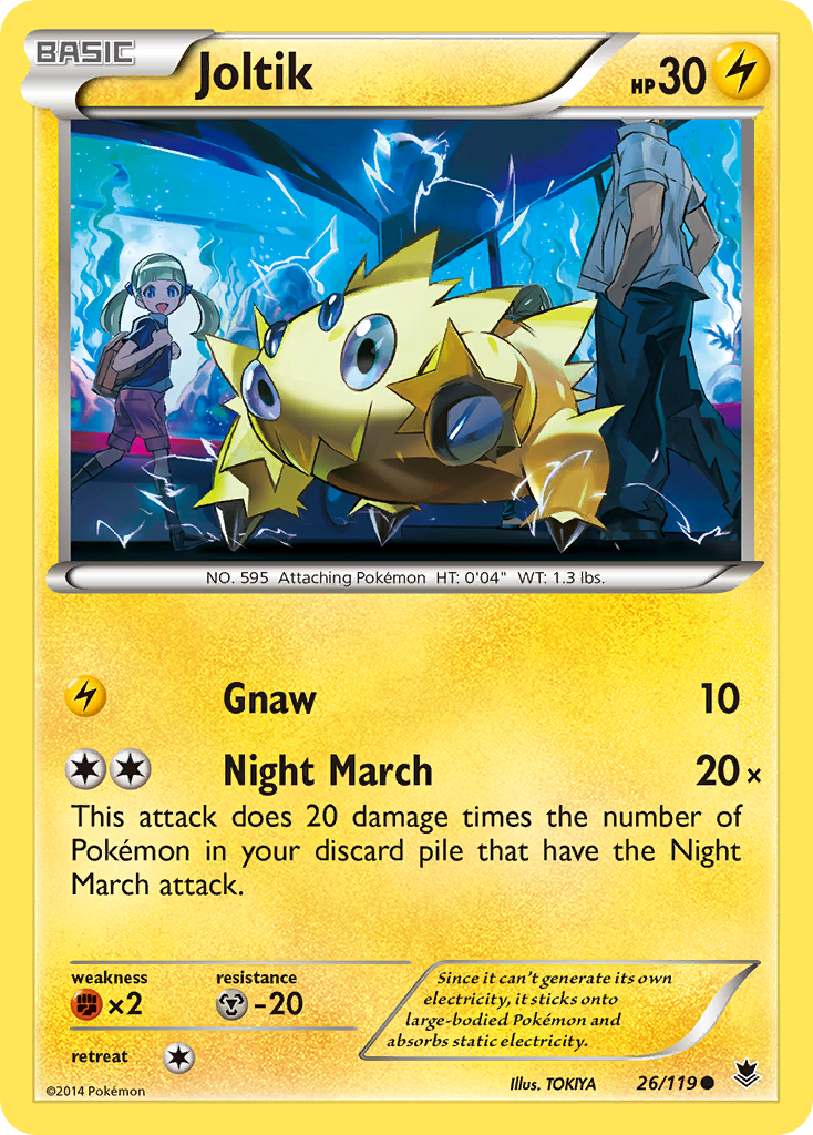 Joltik – Phantom Forces 26/119 Pokémon card
