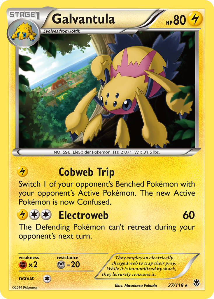 Galvantula – Phantom Forces 27/119 Pokémon card