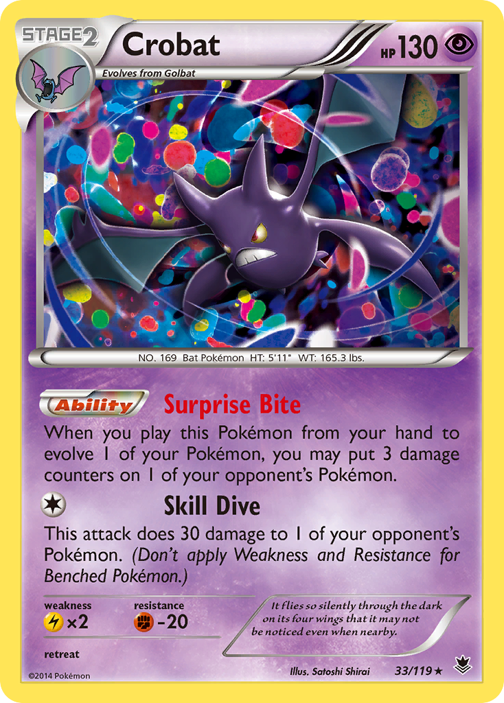 Crobat – Phantom Forces 33/119 Pokémon card