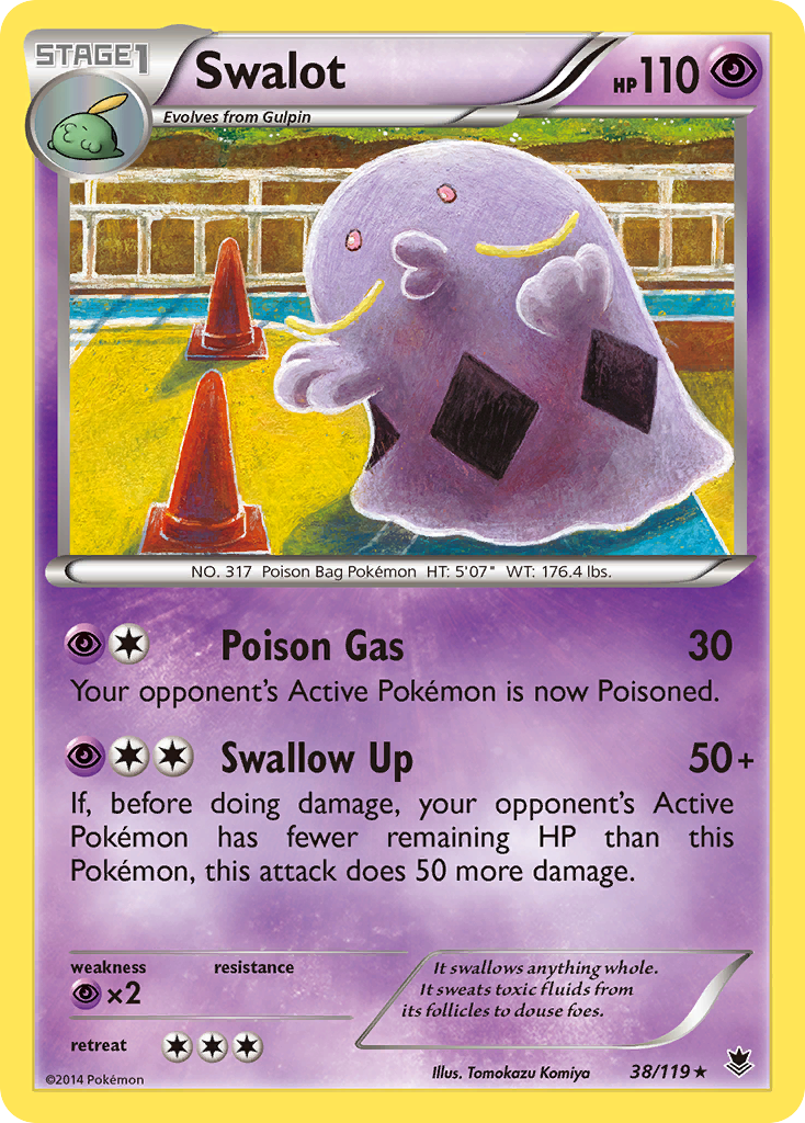 Swalot – Phantom Forces 38/119 Pokémon card