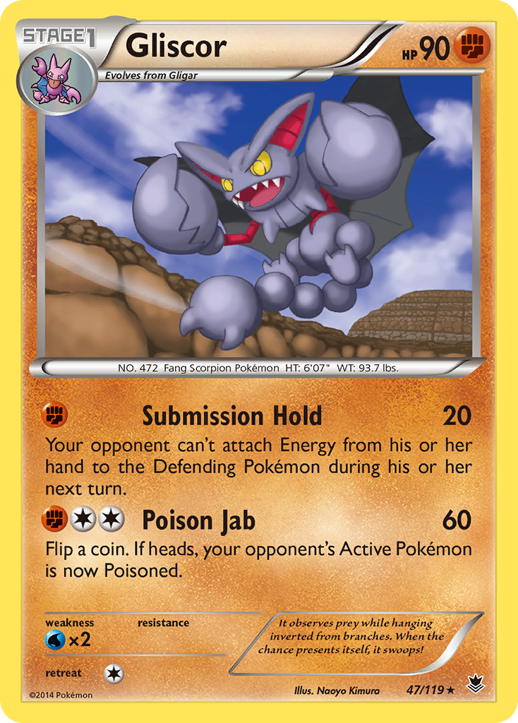 Gliscor – Phantom Forces 47/119 Pokémon card