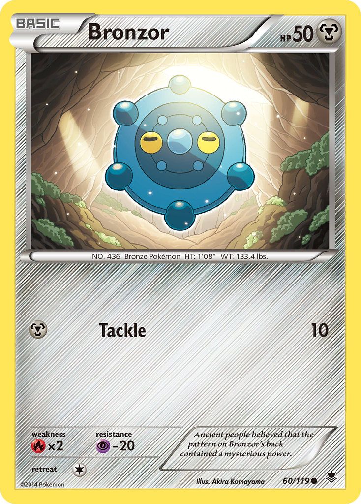 Bronzor – Phantom Forces 60/119 Pokémon card