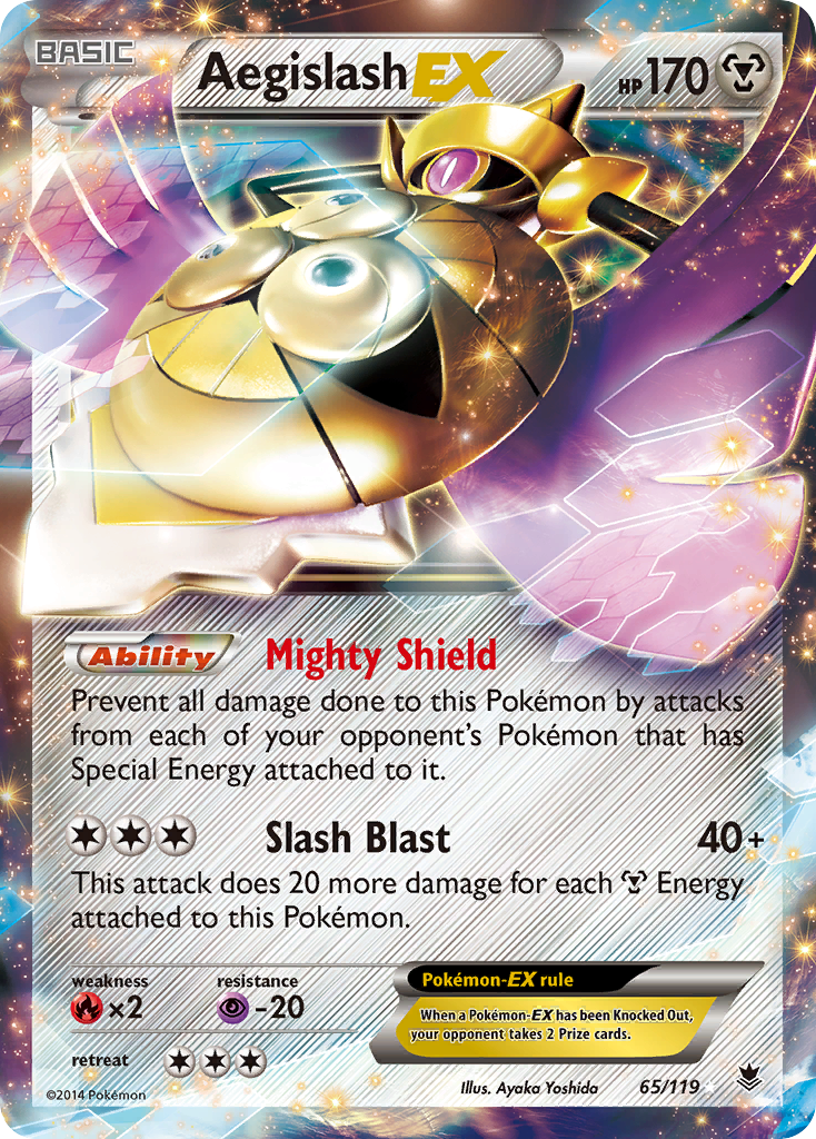 Aegislash-EX – Phantom Forces 65/119 Pokémon card