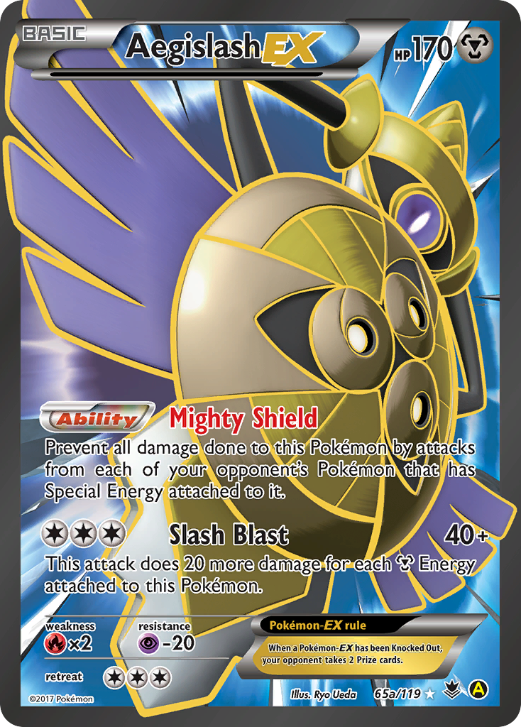Aegislash-EX – Phantom Forces 65a/119 Pokémon card