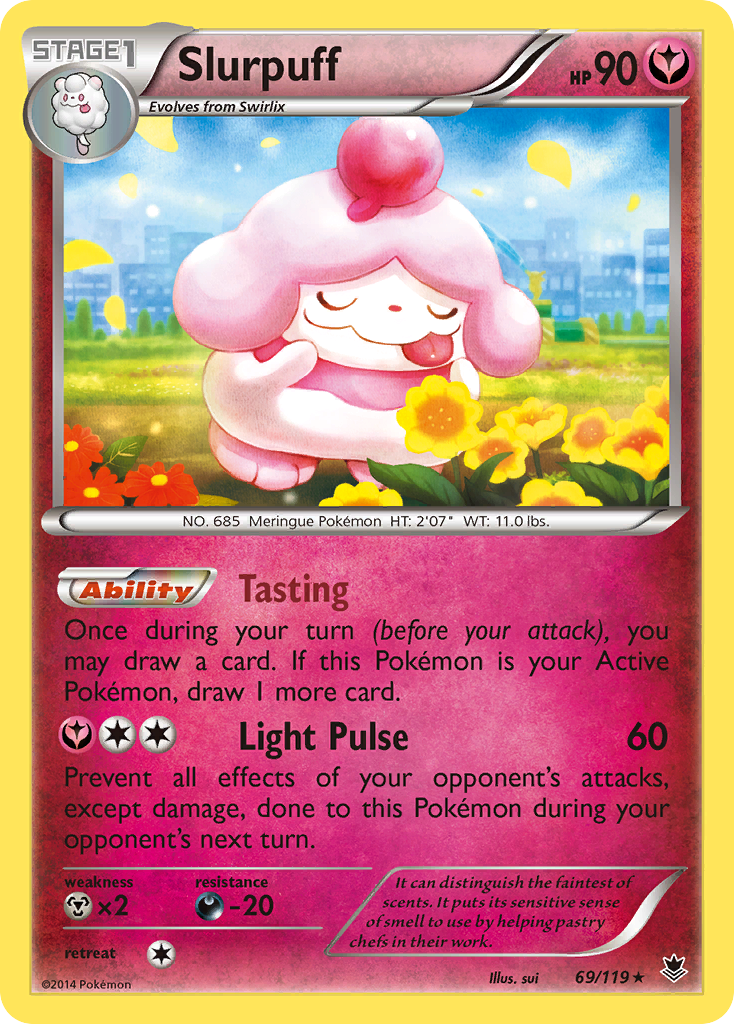 Slurpuff – Phantom Forces 69/119 Pokémon card