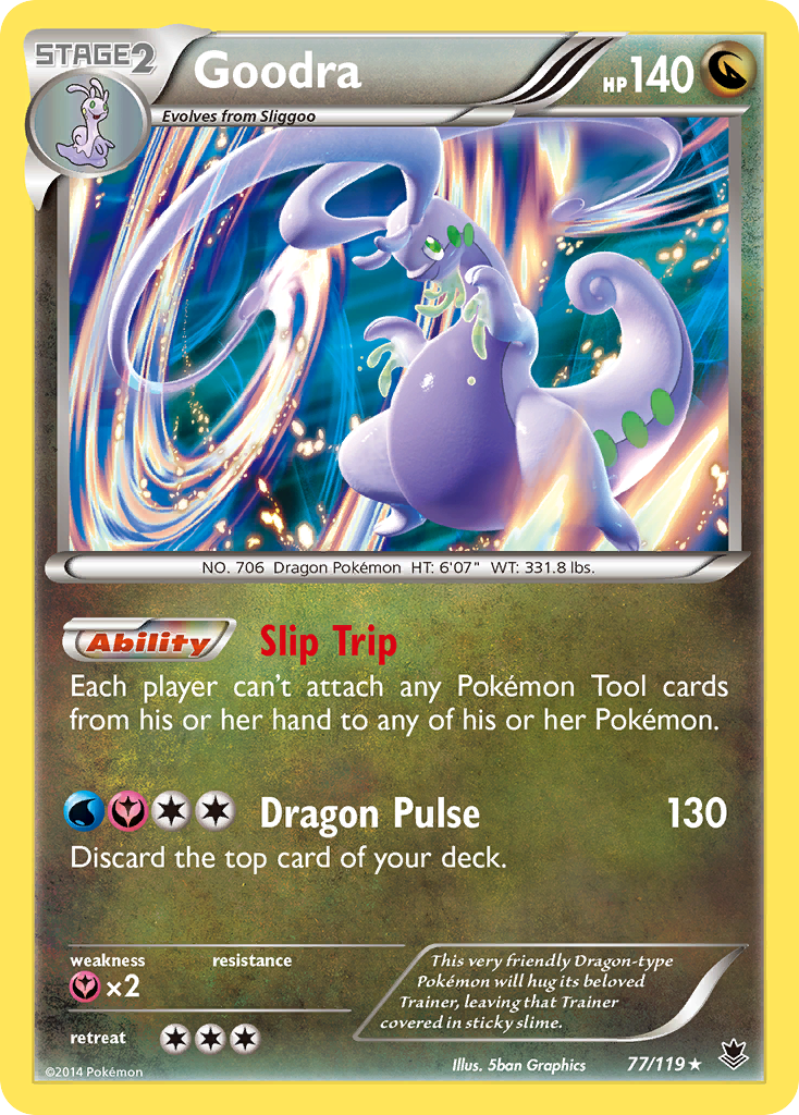 Goodra – Phantom Forces 77/119 Pokémon card