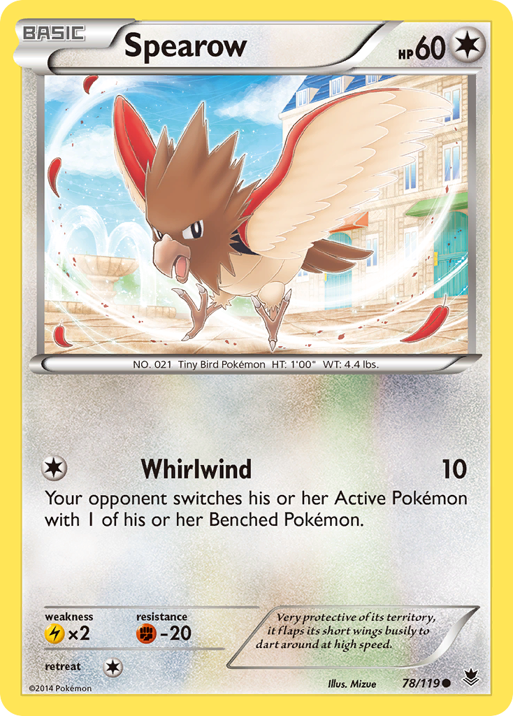 Spearow – Phantom Forces 78/119 Pokémon card