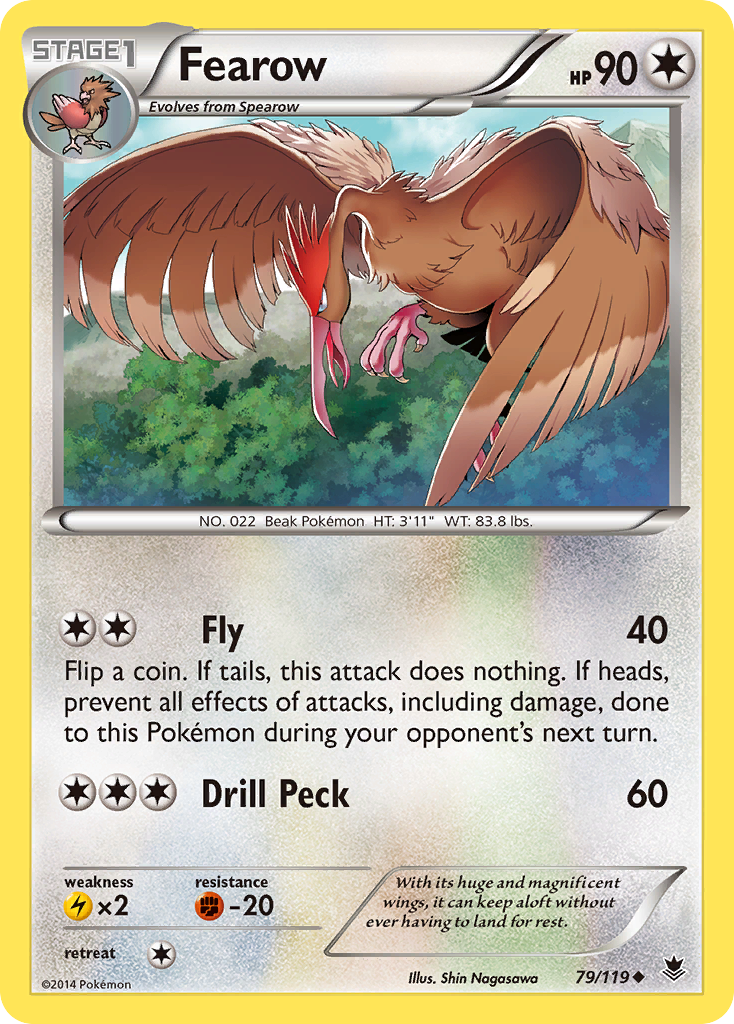 Fearow – Phantom Forces 79/119 Pokémon card