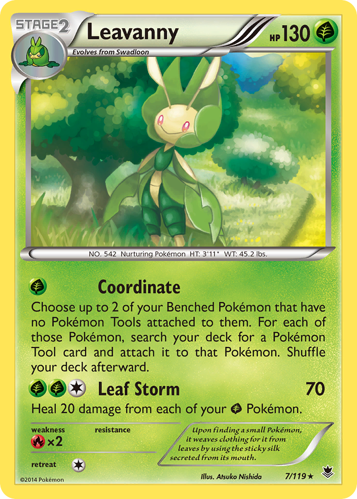 Leavanny – Phantom Forces 7/119 Pokémon card