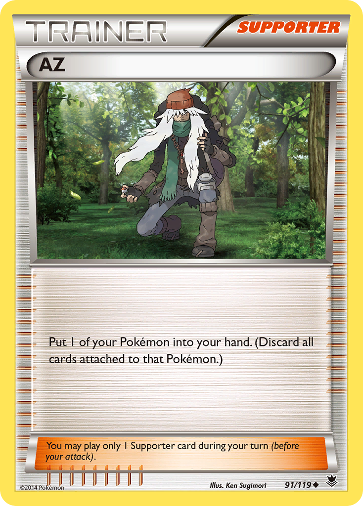 AZ – Phantom Forces 91/119 Pokémon card