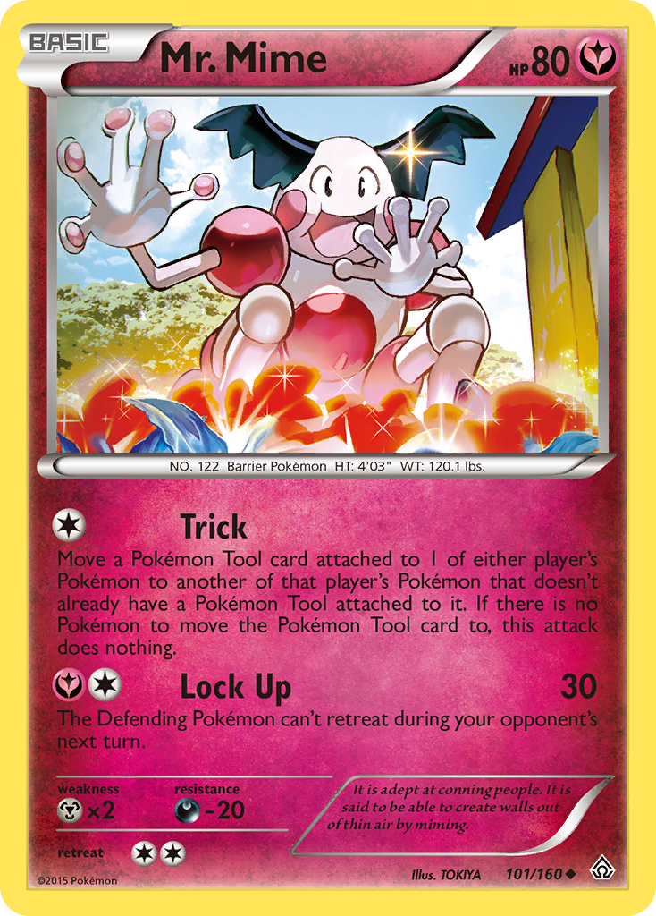 Mr. Mime – Primal Clash 101/160 Pokémon card