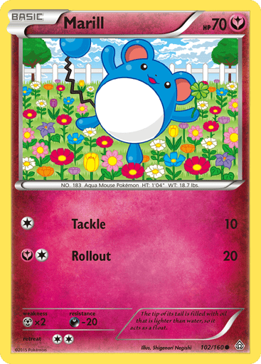 Marill - Primal Clash 102
