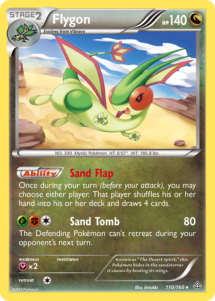 Flygon – Primal Clash 110/160 Pokémon card