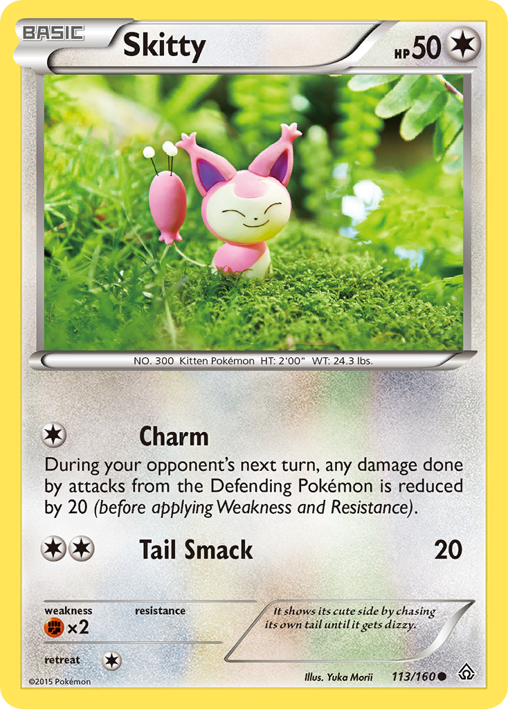 Skitty – Primal Clash 113/160 Pokémon card