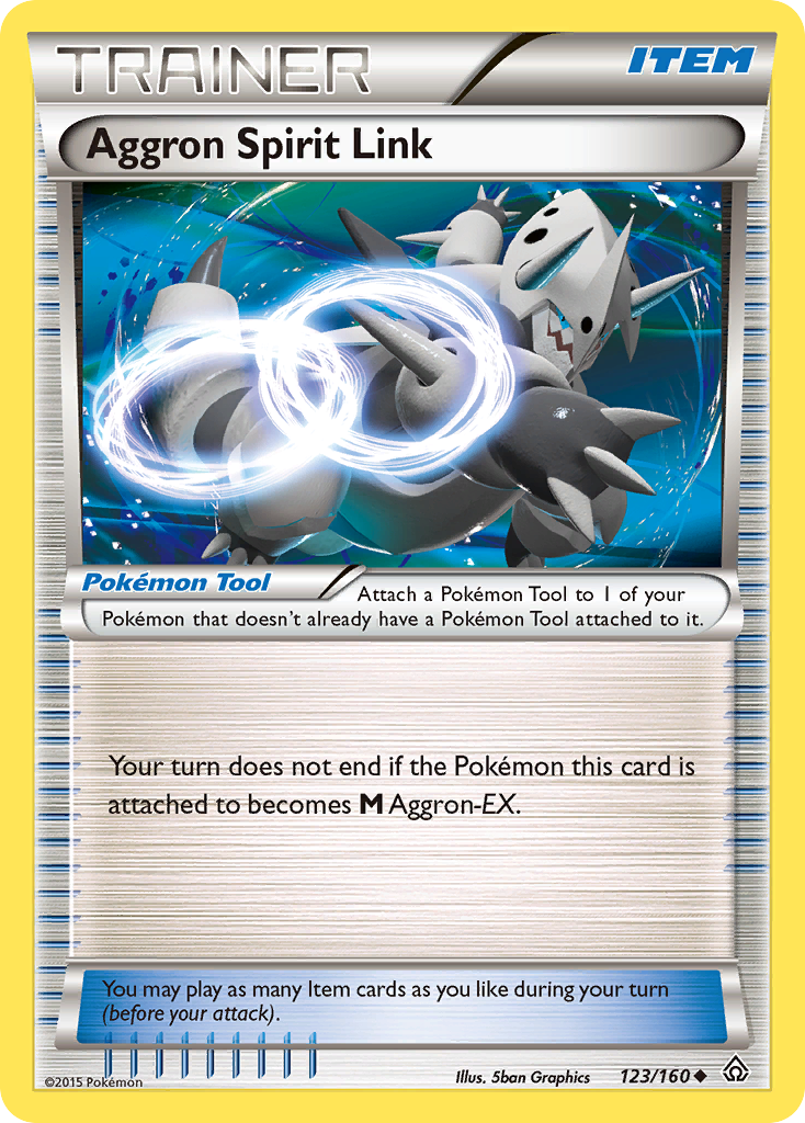 Aggron Spirit Link – Primal Clash 123/160 Pokémon card