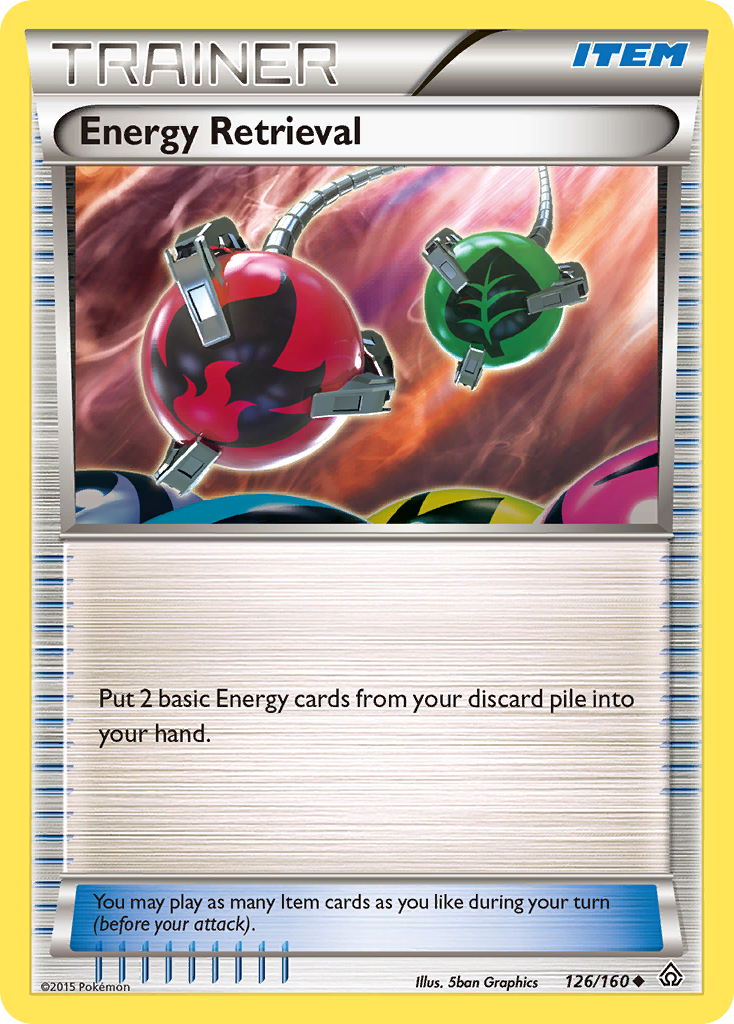 Energy Retrieval – Primal Clash 126/160 Pokémon card