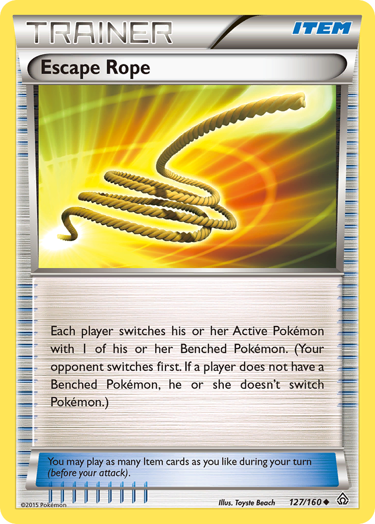 Escape Rope – Primal Clash 127/160 Pokémon card