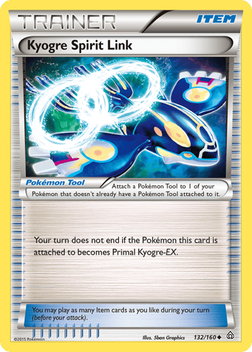 Kyogre Spirit Link - Primal Clash 132