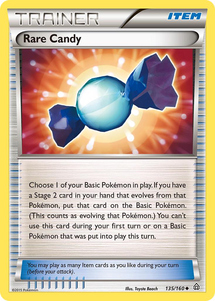 Rare Candy – Primal Clash 135/160 Pokémon card