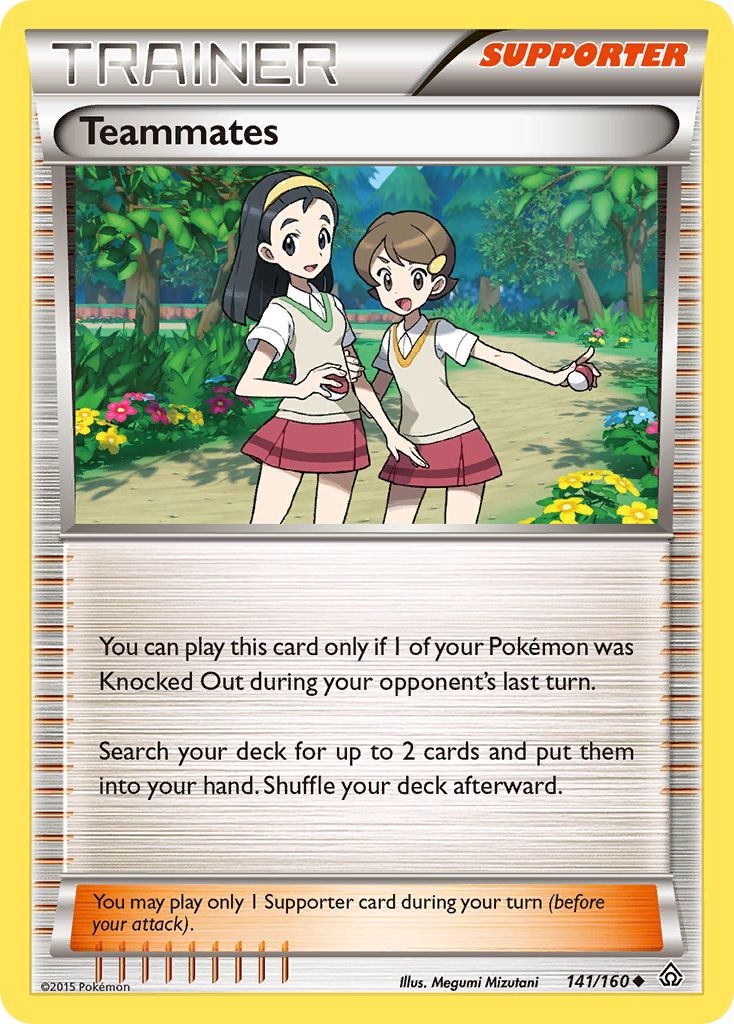 Teammates – Primal Clash 141/160 Pokémon card
