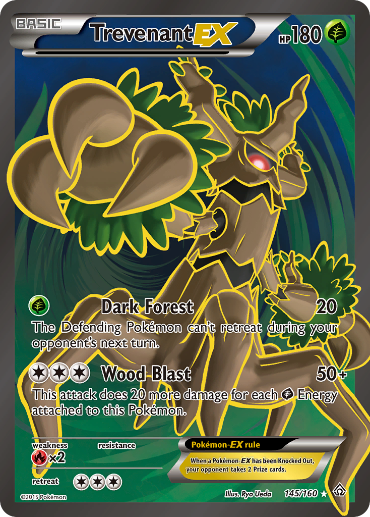 Trevenant-EX – Primal Clash 145/160 Pokémon card