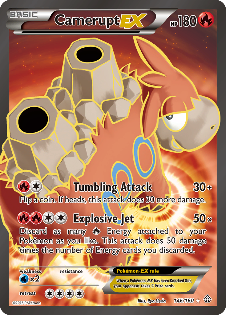 Camerupt-EX – Primal Clash 146/160 Pokémon card