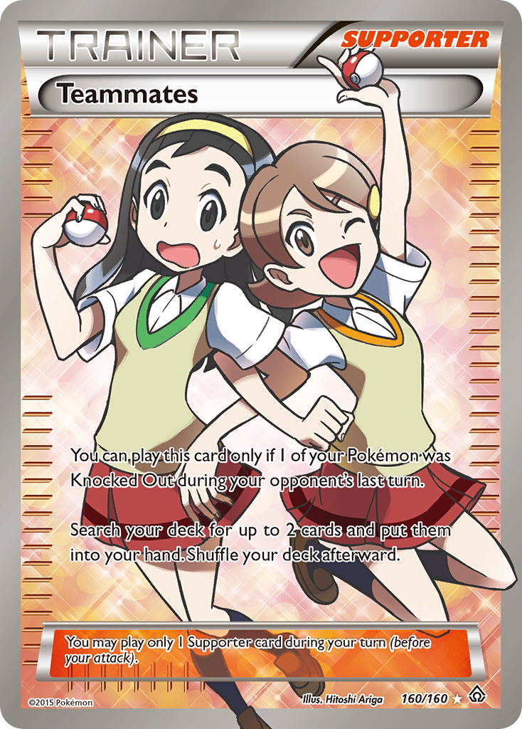 Teammates – Primal Clash 160/160 Pokémon card