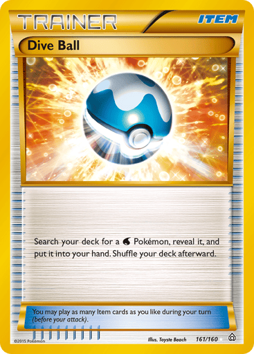 Dive Ball - Primal Clash 161