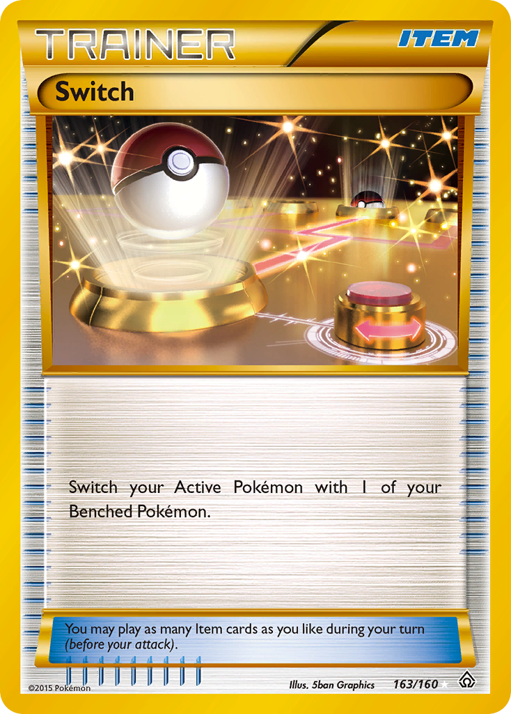 Switch – Primal Clash 163/160 Pokémon card