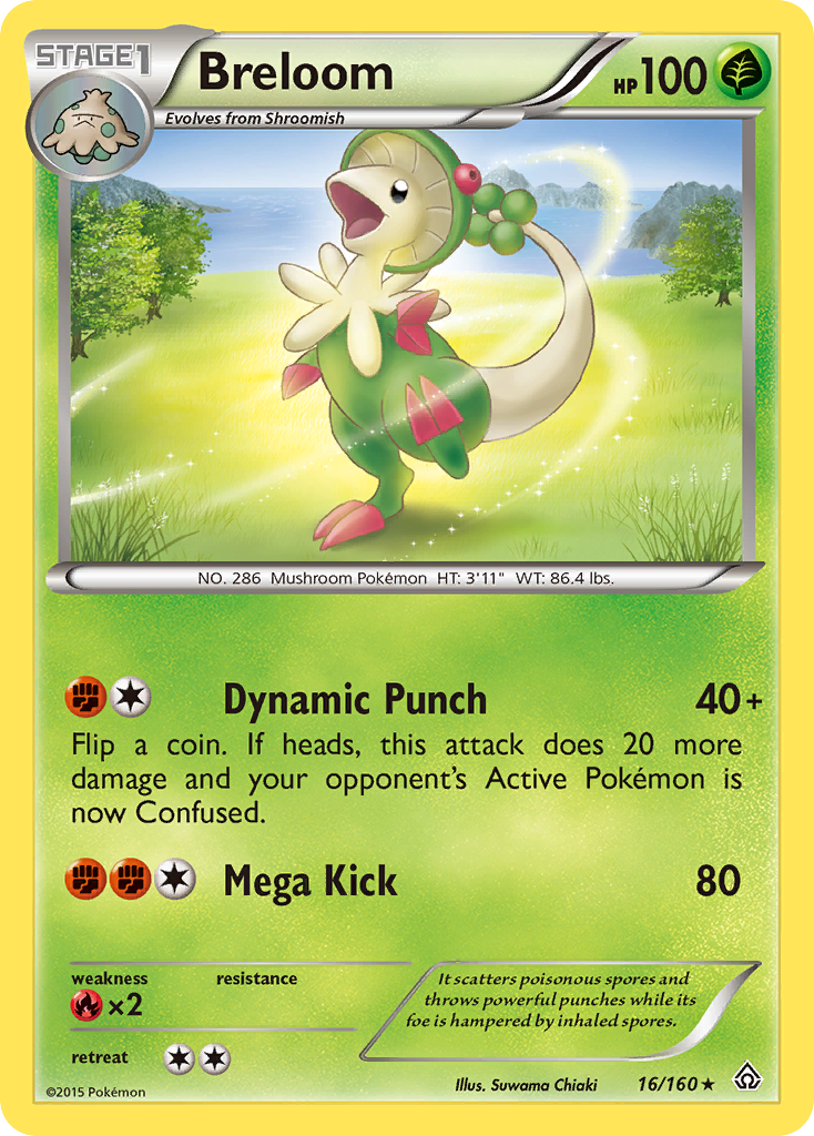 Breloom – Primal Clash 16/160 Pokémon card