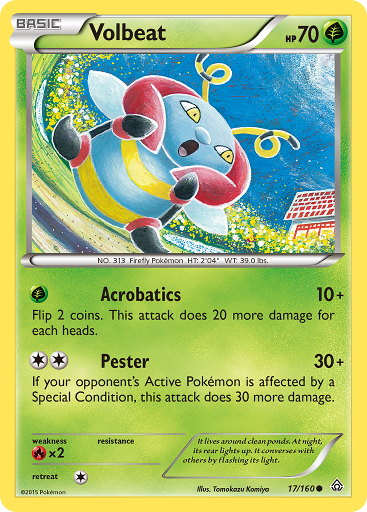 Volbeat – Primal Clash 17/160 Pokémon card