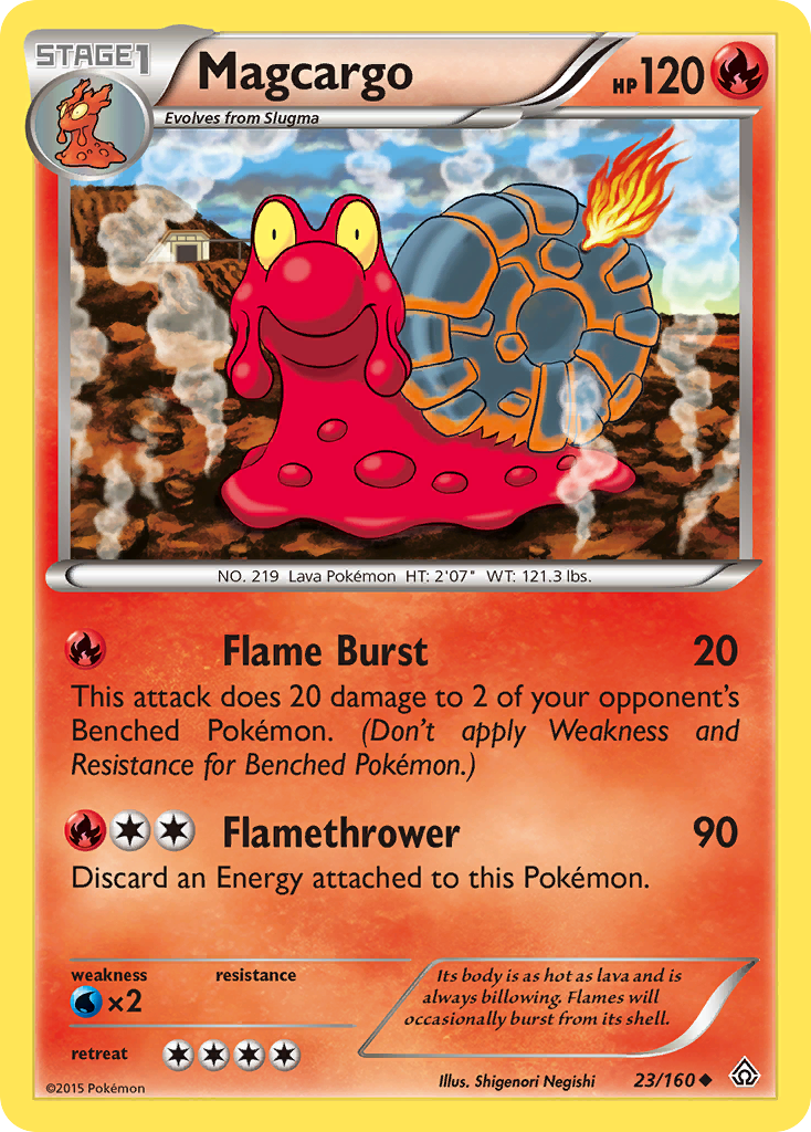 Magcargo – Primal Clash 23/160 Pokémon card