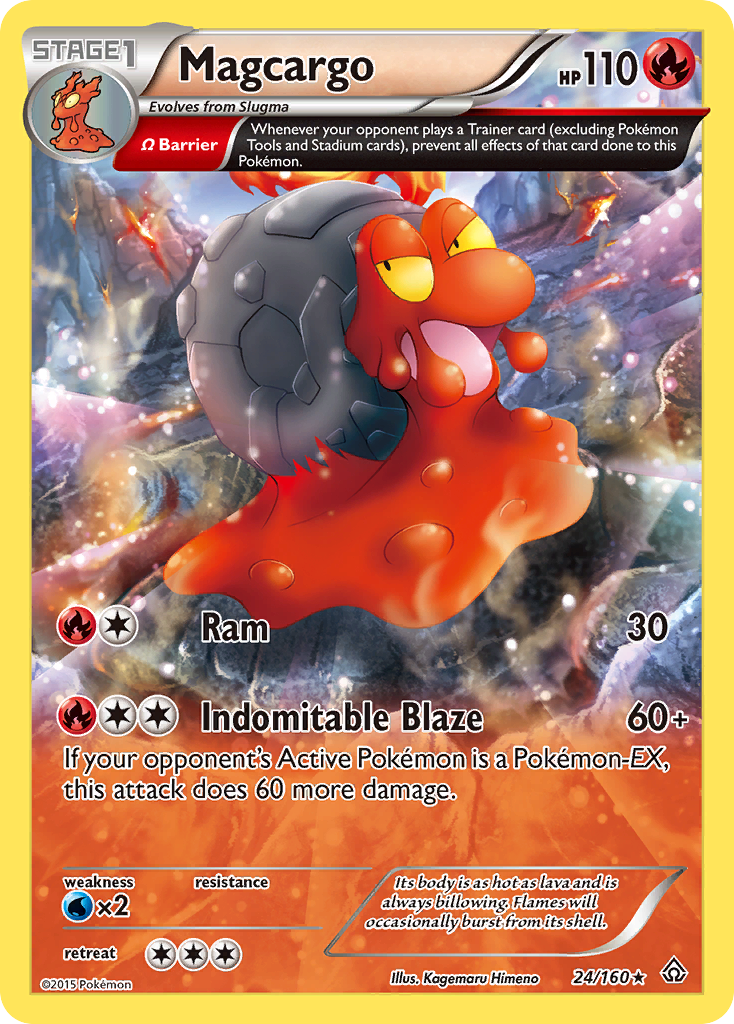 Magcargo – Primal Clash 24/160 Pokémon card