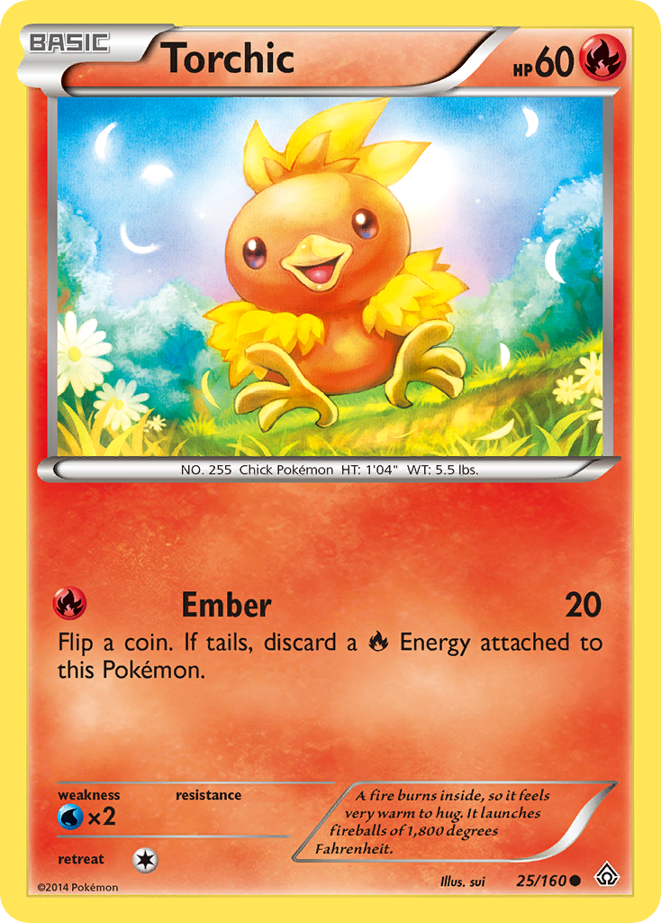 Torchic – Primal Clash 25/160 Pokémon card