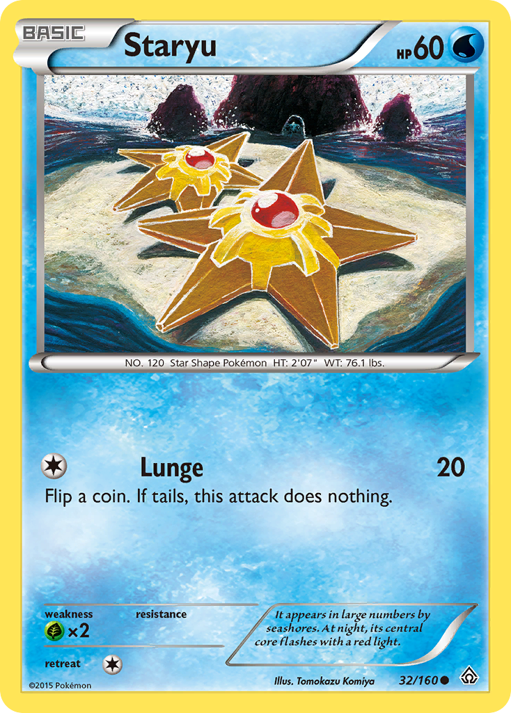 Staryu – Primal Clash 32/160 Pokémon card